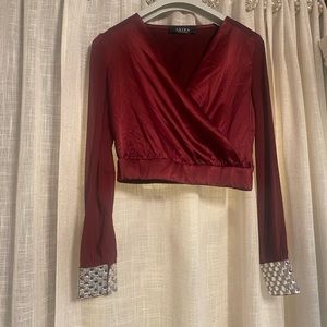 Maroon Blouse